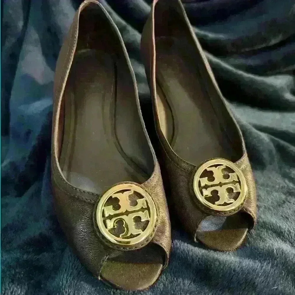 Tory Burch Peep Toe Wedge